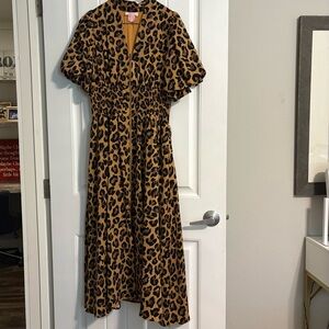 Entro Leopard Print Dress